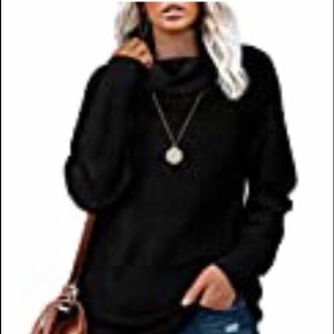 Cowl Neck Baggy Sweater